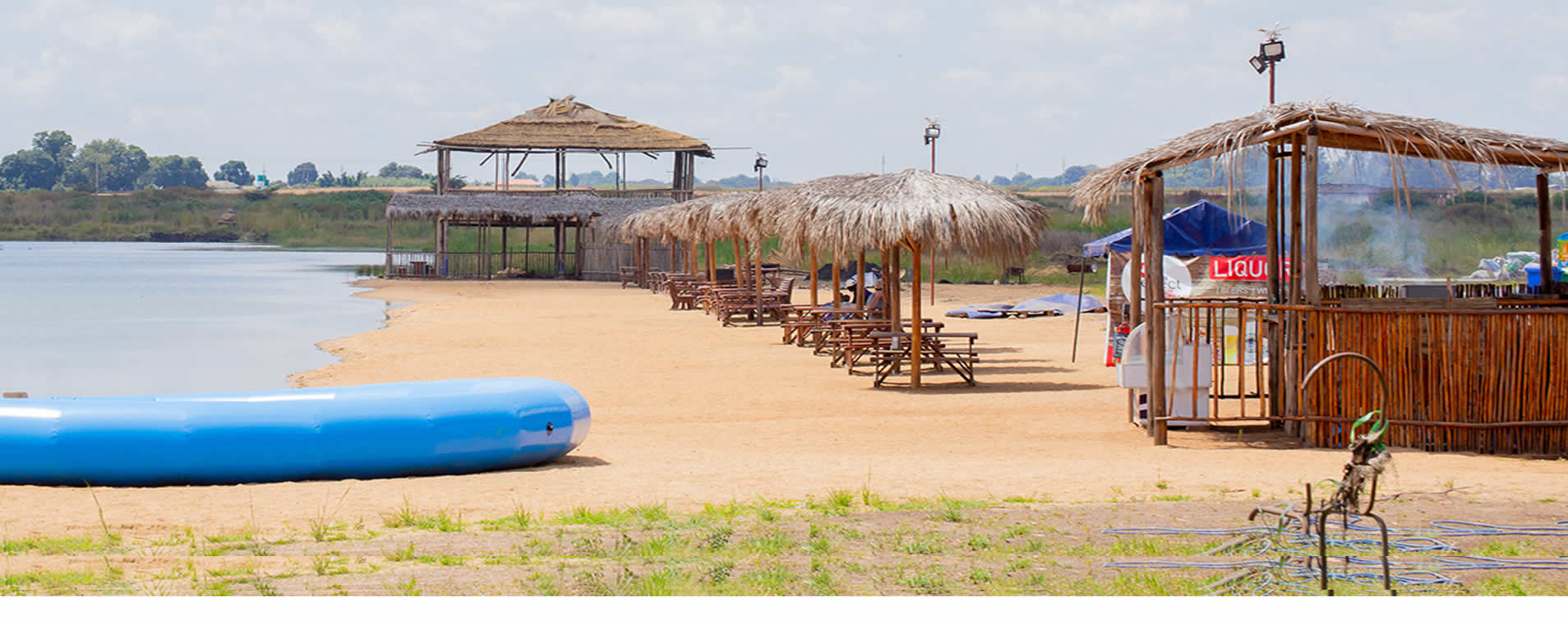 Outdoor water slide